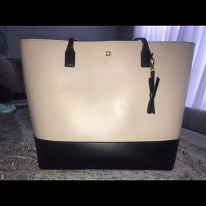 Kate Spade/Light Pink and Black Tote Series